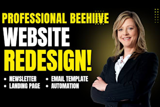 redesign beehive landing page design beehiiv website design beehiiv newsletter