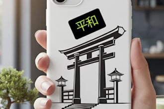 unique graphic design for your phone case