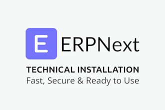 perform erpnext technical installation