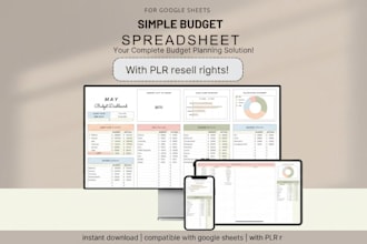 do etsy template tracker google sheet automation dispatch expense tracker