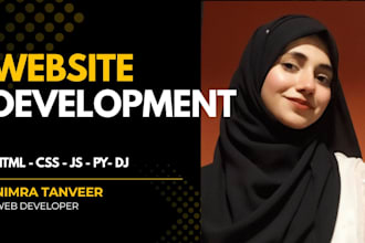 develop your website and do free QA