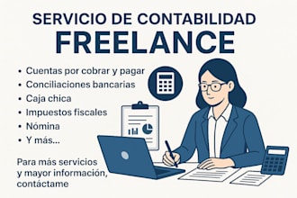 pongo al día tu contabilidad, gestión de cuentas, conciliaciones