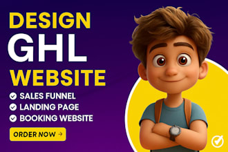 build sales funnel in gohighlevel, ghl website, ghl funnel, ghl landing page