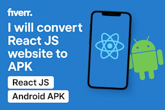 convert your react js website into an android apk app native