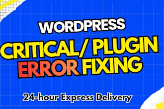 fix wordpress errors, wordpress issues, fix wordpress immediately