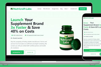 build private label supplement shopify store supplement website vitamin store