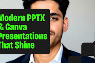design a modern, branded canva or powerpoint presentation