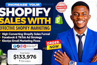 shopify marketing facebook ads tiktok ads social media marketing to boost sales