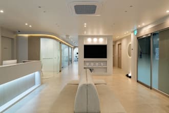 refurnish 3d unique hospital facility, clinic interior design, healthcare centre