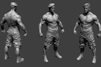 cute stylized 3d game character modeling cartoon character unity blender bonelab