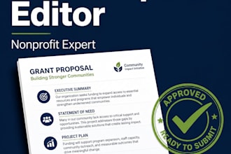 edit your grant proposal as a former nonprofit grant manager