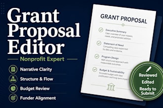 edit your grant proposal as a former nonprofit grant manager