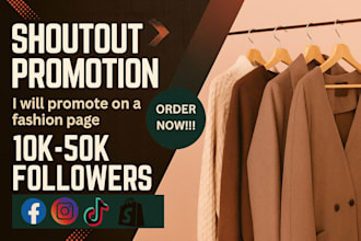 promote fashion store, shopify clothes on ig, fb, tiktok