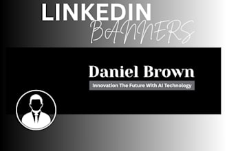 design a high converting linkedin banner that attracts connections