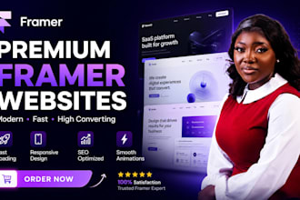 design or develop framer website for saas, medical website webflow website