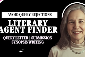 find literary agent and write tailored query letter