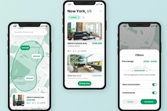 develop real estate marketplace app, real estate app, property management app