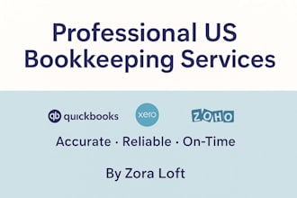 do accurate quickbooks bookkeeping, cleanup, and financial prep and sales recon