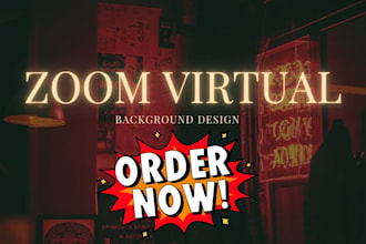 do zoom virtual backgrounds, google meet wallpapers, office mockups and logo