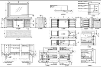 create detailed woodworking, carpentry and joinery shop drawings