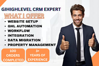 setup gohighlevel property manager lead automation top producer ghl website