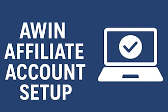 create and set up your awin affiliate account
