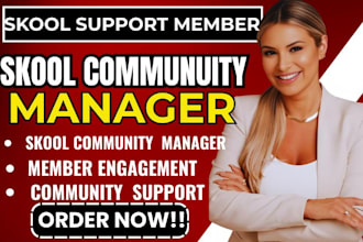 setup skool community, online course and community membership manager