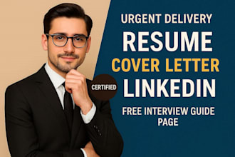 write or edit resume, CV for your career growth with linkedin