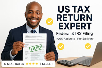 prepare and file your US tax return federal tax and irs tax filing