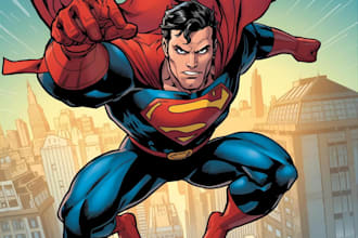 do a charcter of comic or design your comic character