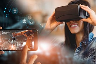 develop and design unity VR and ar application virtual reality game