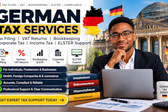 do german bookkeeping, income tax, vat, vat id for your marketplace business