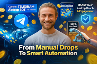 create a custom telegram bot for your airdrop campaign