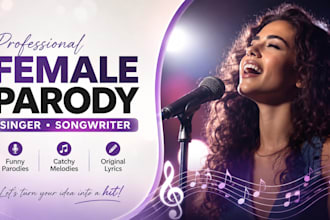 mix and master parody jingle intro song female singer songwriter country music