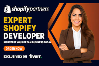 design a professional shopify store with 3d product visuals and layouts
