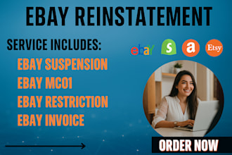 fix ebay reinstatement, suspension, mc011 restriction issues