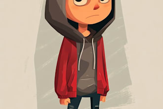 draw 2d game character or 2d game character