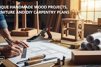 unique handmade wood projects, furniture, and DIY carpentry plans