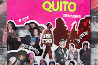 design a cool flyer, album art, digital poster for your band or music show