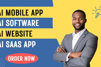 develop ai website, ai saas app, ai web app, and ai chatbot