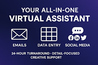 help with emails social media and office tasks