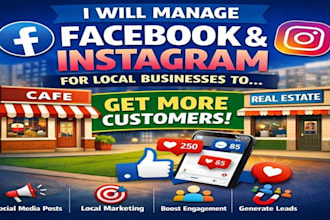 manage facebook and instagram for local businesses to get more customers