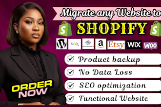 migrate woocommerce to shopify, wordpress to shopify migration, wix to shopify