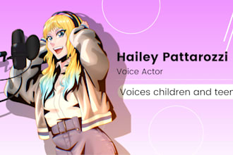 voice kids and teens for your series