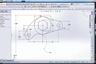 create mechanical parts using solidworks