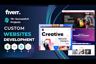be full stack website developer custom website designer developer