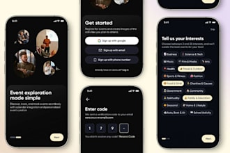 develop event booking app ticket booking app, conference app live streaming app