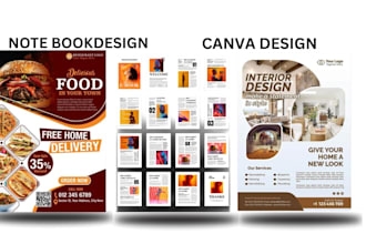 do journal cover design,  lead magnet, notebook, canva ebook design for amazon