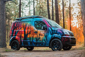design car wrap and vector wrap, any vehicle wrap