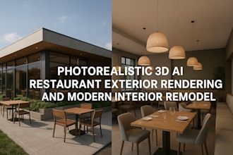 do ai 3d restaurant visualization gourmet kitchen culinary space using revit bim